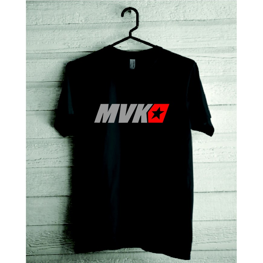 Kaos Tshirt Baju Combed 30S Maverick Logo MVK Moto GP Race