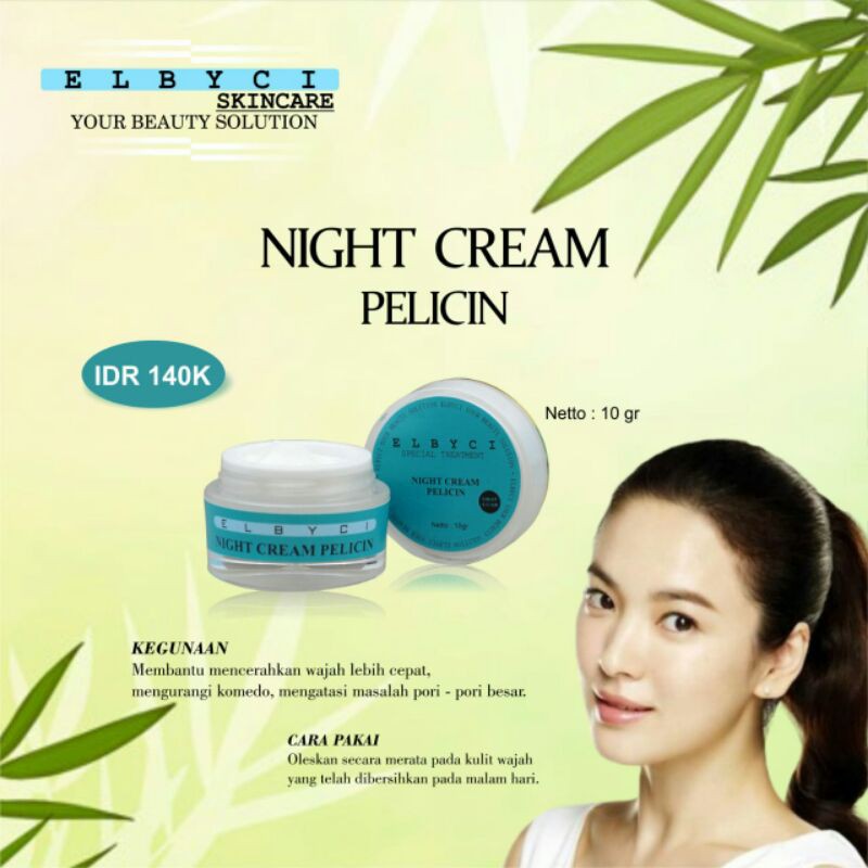 Elbyci Night Cream Pelicin