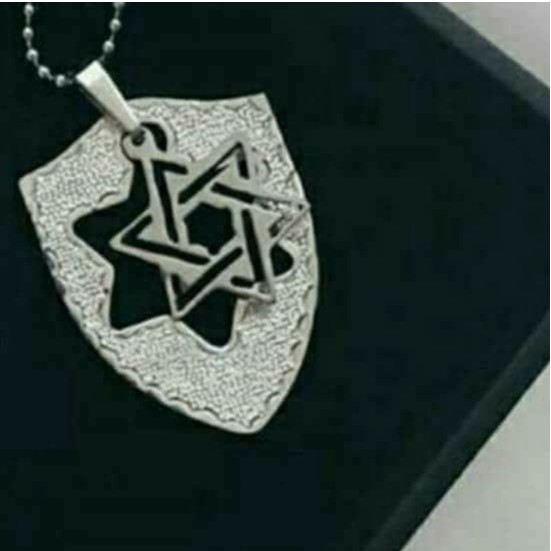 Kalung Bintang Daud Dawid Magen Star Of David. Aksesoris Liontin Fashion Wanita Mesianik Profetik