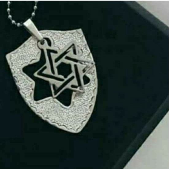 Kalung Bintang Daud Dawid Magen Star Of David. Aksesoris Liontin Fashion Wanita Mesianik Profetik