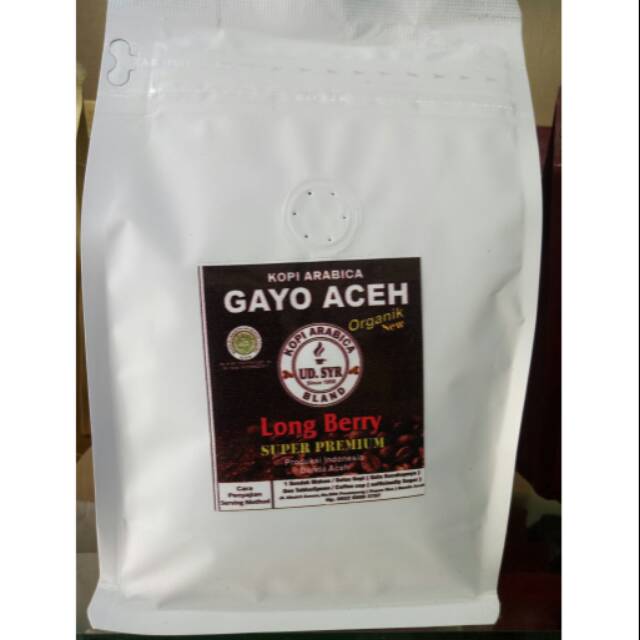 

Bubuk Kopi Aceh Arabica Gayo Longberry SYR 250 Gram