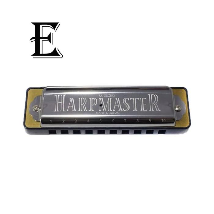 SUZUKI HARPMASTER HARMONICA DIATONIC 10H MR-200 Kualitas Terbaik-Key E