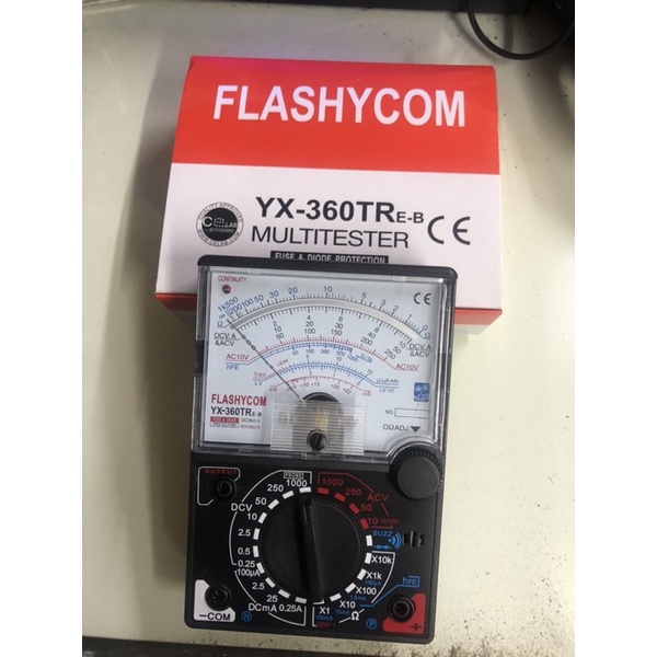 Multitester/Avometer analog Flashycom