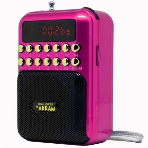 Speaker Quran Al Akram Mini Murottal Bluetooth Original Bergaransi Omeriamart