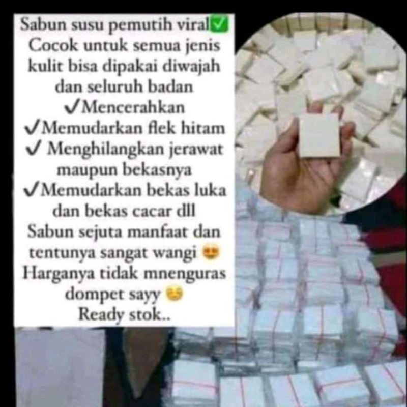 SABUN SUSU PEMUTIH VIRAL