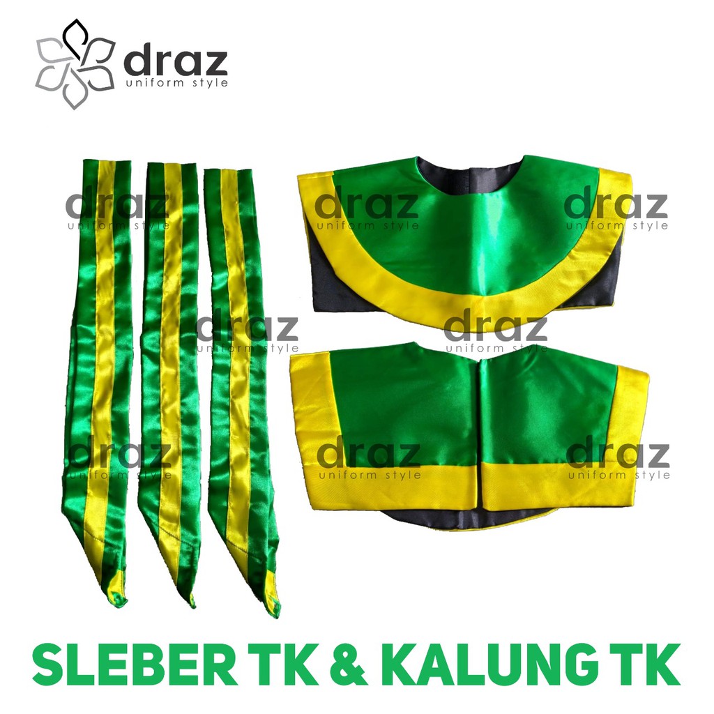 ACCESSORIES KRAGH/SLEBER DAN KALUNG WISUDA UKURAN TK STOK/ACCESSORIES WISUDA TK