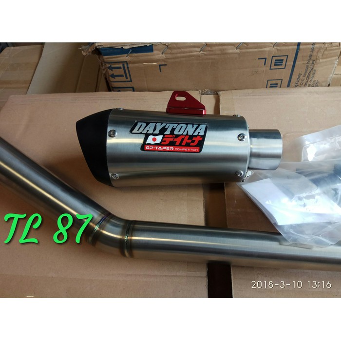 BARANG TERBAIK Knalpot Racing daytona Honda CBR 150 racing balapan standar