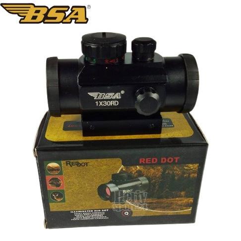 TELESKOP REDOT BSA 1X30 RD / TELESCOPE RED DOT BSA TERMURAH