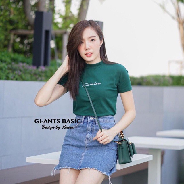 GI-ANTS | KAOS RINGER FEMININE TEE | TUMBRL TEE TSHIRT KAOS ATASAN WANITA MURAH