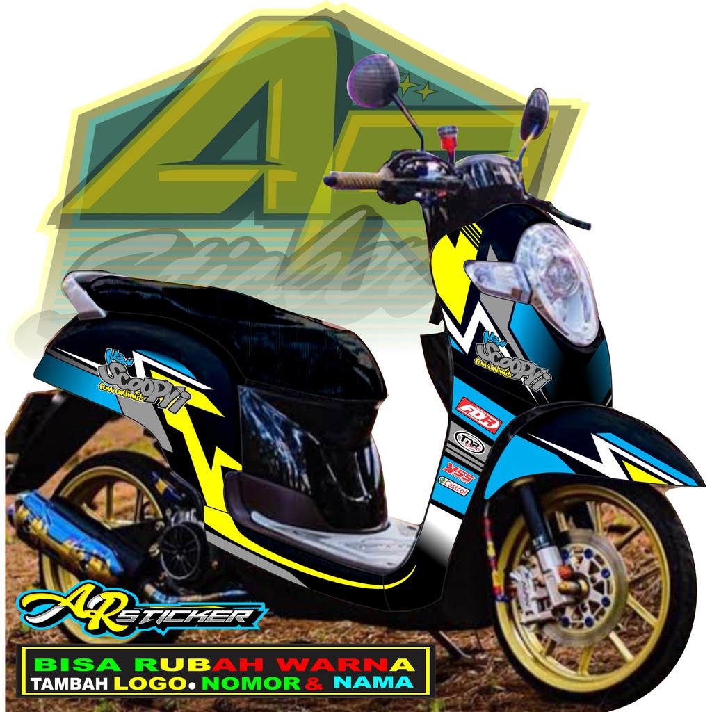 Decal scoopy Decal Scoopy full body Full Blok Decal Scopy Dekal New Fi 2017 2018 2019 2020 SIMPLE