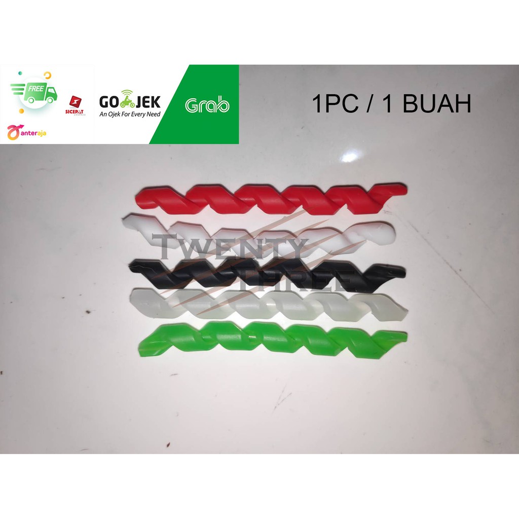 Pelindung Kabel Rem Sepeda Karet Spiral Protector Kabel Shifter Rem