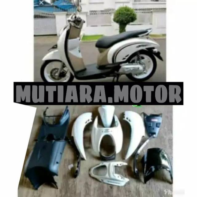 Full body halus kasar SCOOPY Karbu / scoopy lama warna putih
