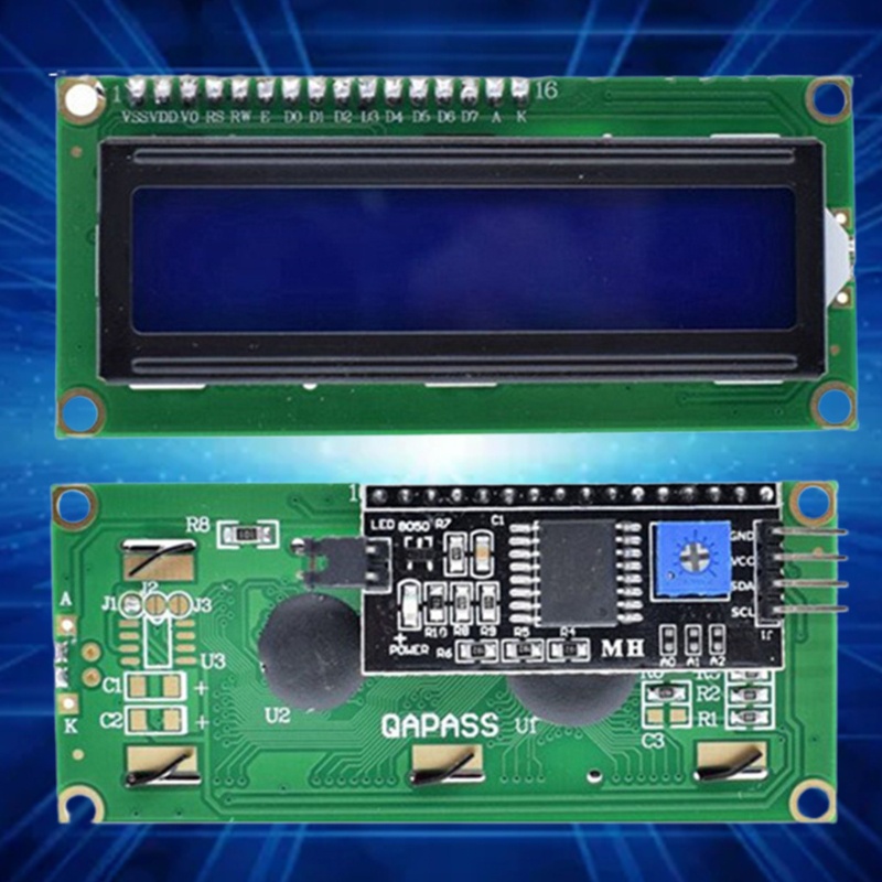 Btsg 1602layar Backlight Biru Karakter LCD2004 IIC I2C Untuk LCD Display