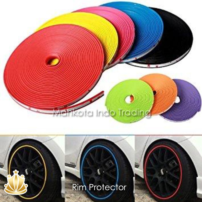 Rim Protector / Wheel Protector / Karet pelindung Velg 8 Meter/ 4 velg