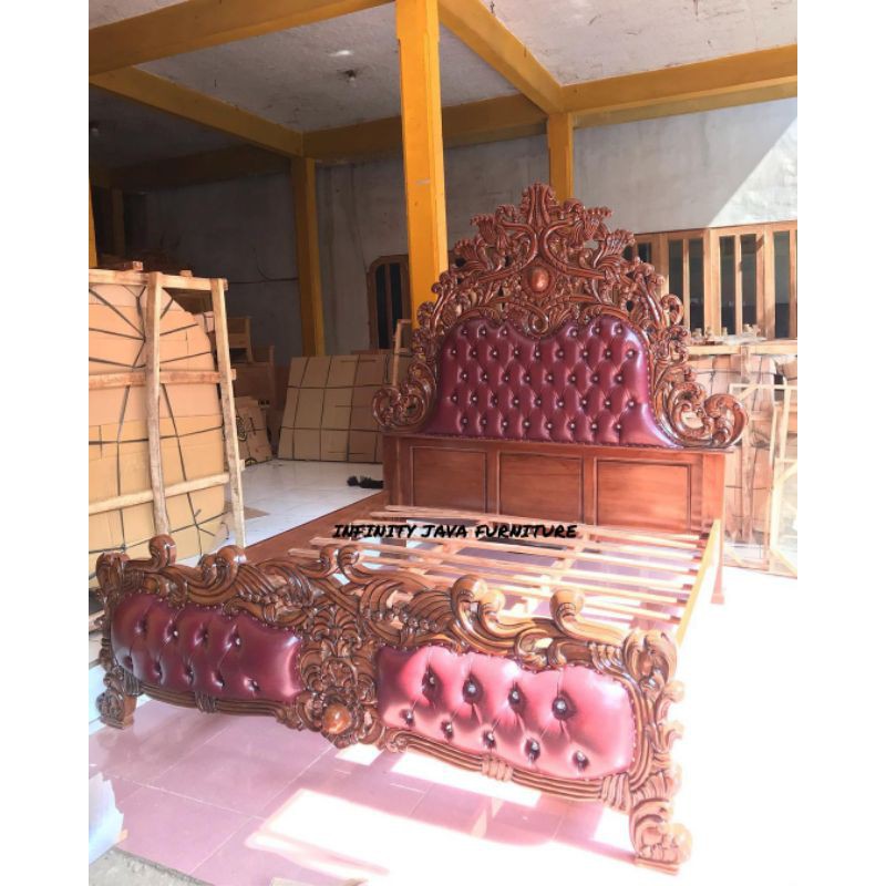 Jual Dipan nomor 1 Jati TPK full ukir (Almari, Kursi Sofa tamu, Meja ...