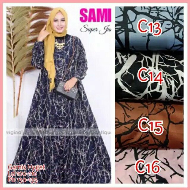 PROMO Pakaian Gamis Wanita Hyget Busui Kode C / Grosir Gamis Hyget Busui - Random Terlaris Termurah