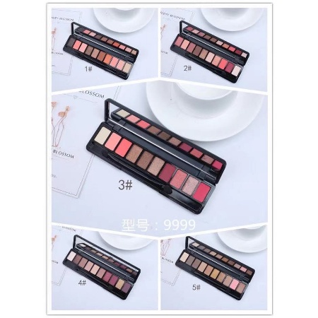 DB LAMEILA Fashion Matte Eyeshadow Pallet Makeup 10 warna 9999