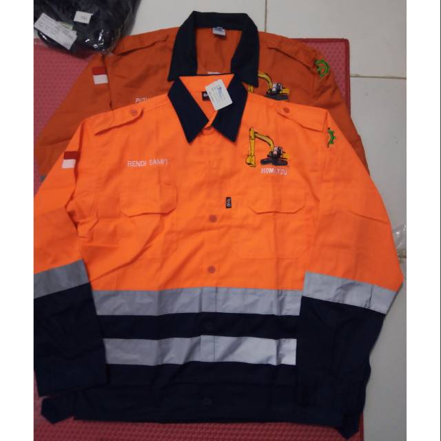 Jual Baju Kerja Seragam Safety Baju Pria Murah Kemeja Kerja Proyek