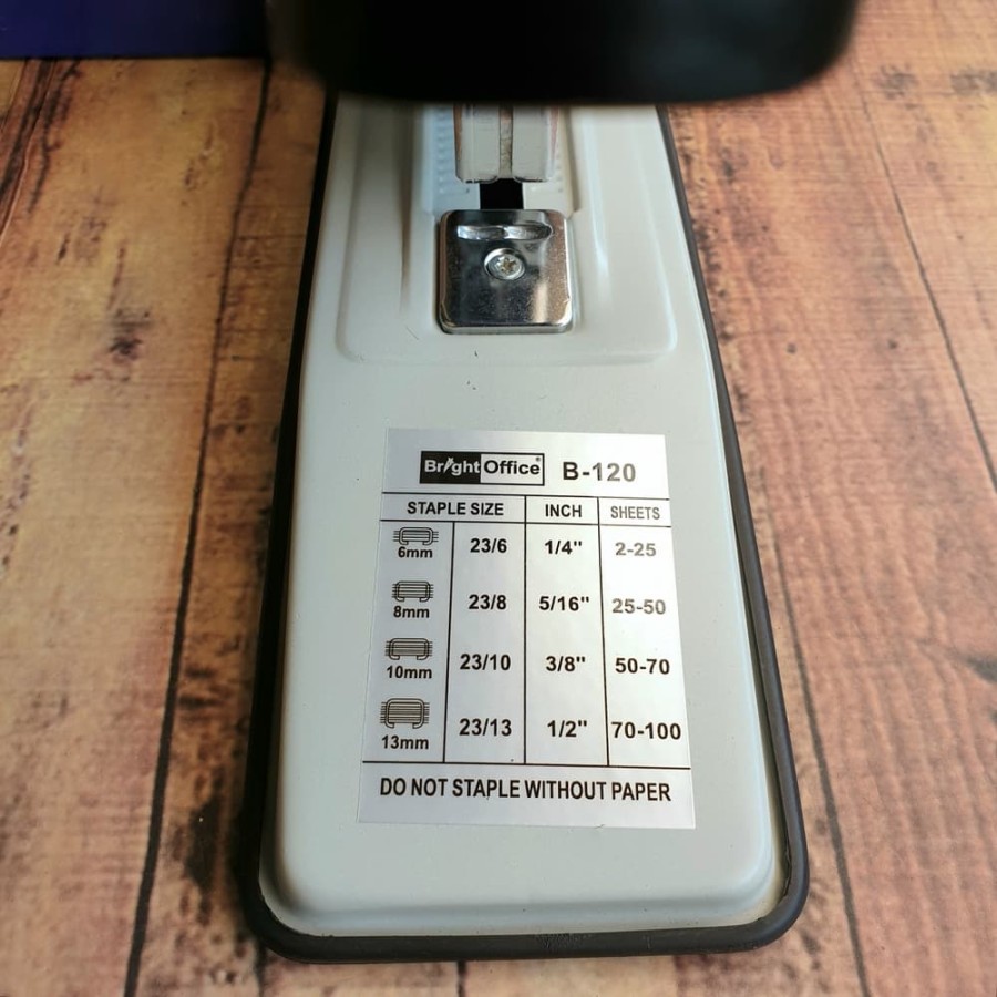 

Stapler Jilid Bright Office No B-120 Heavy Duty - Penjilid