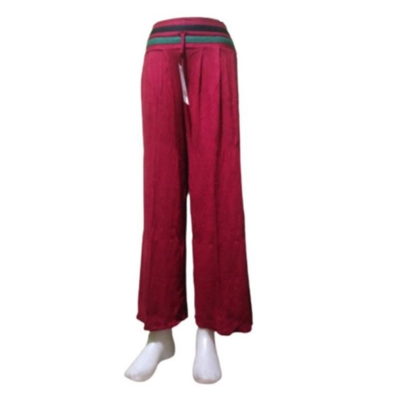 [BISA COD] Celana kulot panjang Wanita premium-8