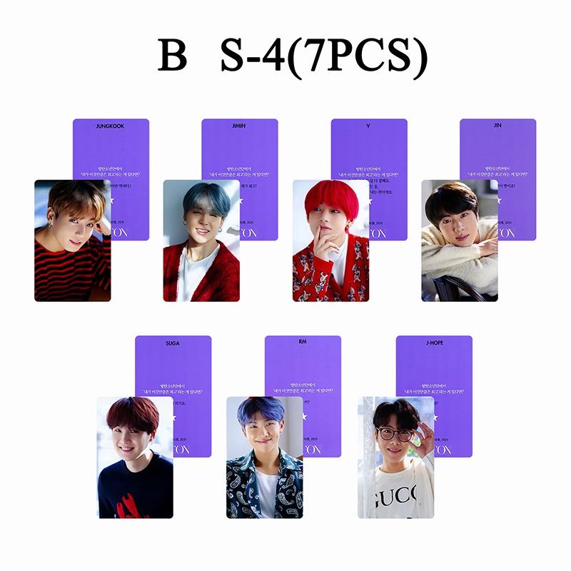 7pcs / set Kartu Pos Desain BTS DICON Untuk Koleksi