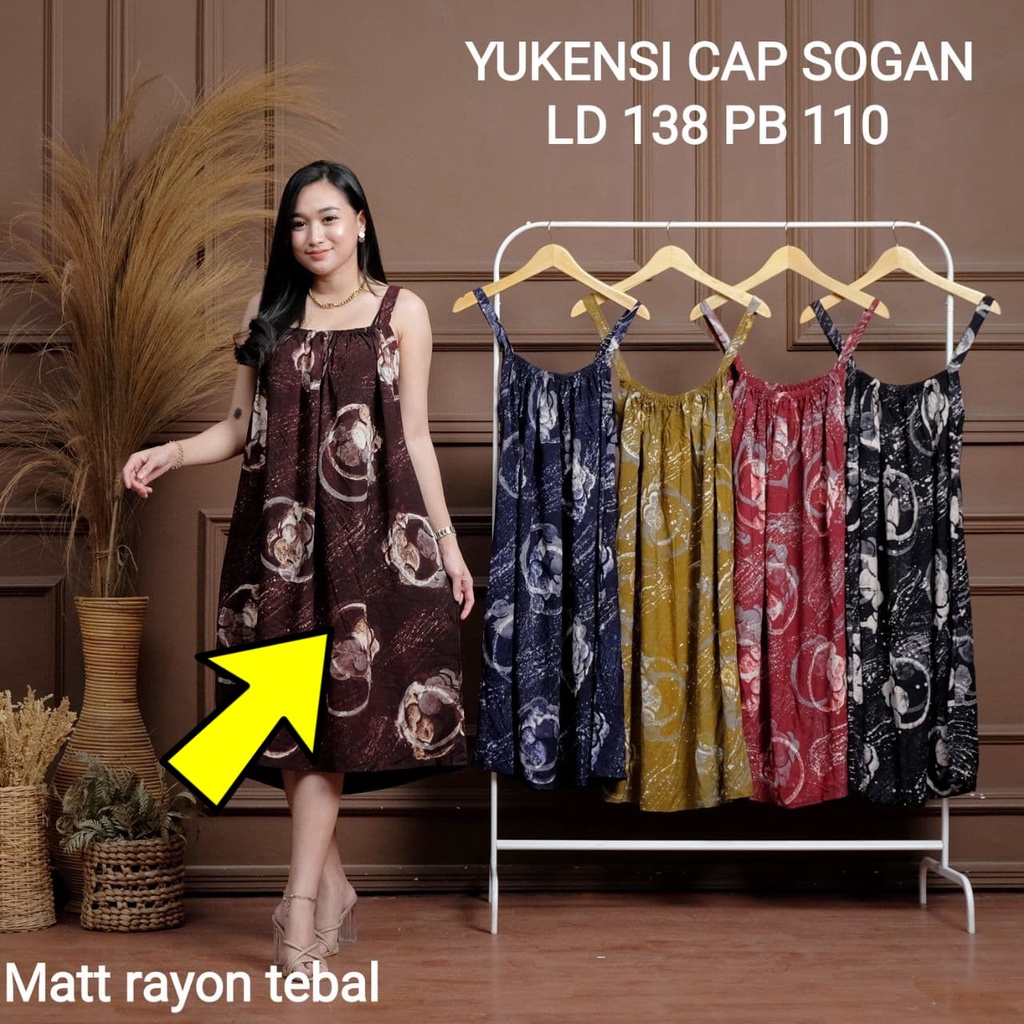 Sleepwear Sexy Jumbo Ld 130 Baju Tidur Sexy Wanita Jumbo Daster Sexy Wanita Yukensi Tali Satu Jumbo Daster Seksi Tanpa Lengan Kimono Tidur Piyama Pakaian Daster Tidur Wanita Sexy Jumbo Daster Tali Pundak Tanktop Singlet Wanita Jumbo Gaun Tidur Sexy-Cap Sogan Coklat