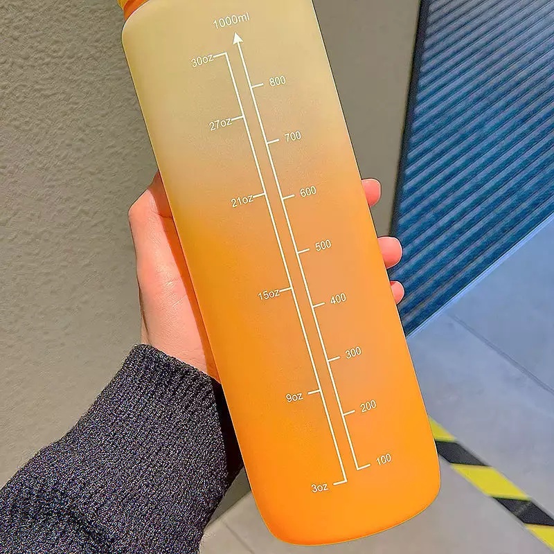 BOTOL MINUM 1000 ML BAHAN PLASTIK WARNA MATTE