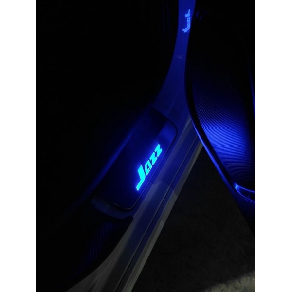 sill plate silplate injakan pintu samping LAMPU honda ALL NEW jazz 2014 sd 2022 2015 2016 2017 2018 2019 2020 2021 LED biru