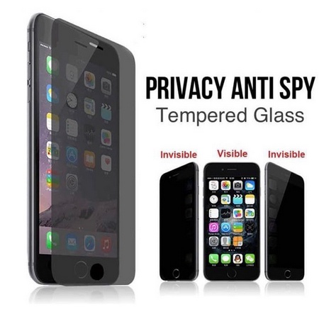 TEMPERED GLASS KACA PRIVACY ANTI SPY All Type + Packing Kardus Dan Tisu