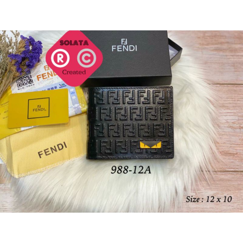 DOMPET PRIA FENDI WALLET SET CHAIN KEY