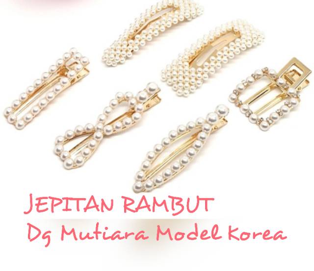 JEPITAN RAMBUT dg Mutiara Model Korea