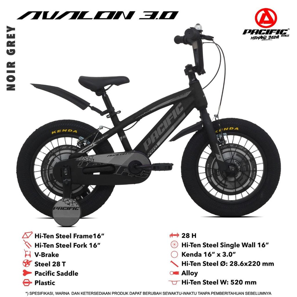[EKA JAAYA SEPEDA] Sepeda Anak BMX Pacific Bike AVALON 3.0 16 Fatbike
