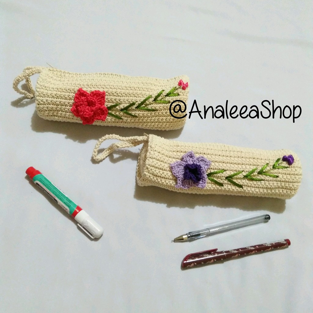 

Tempat pensil rajut