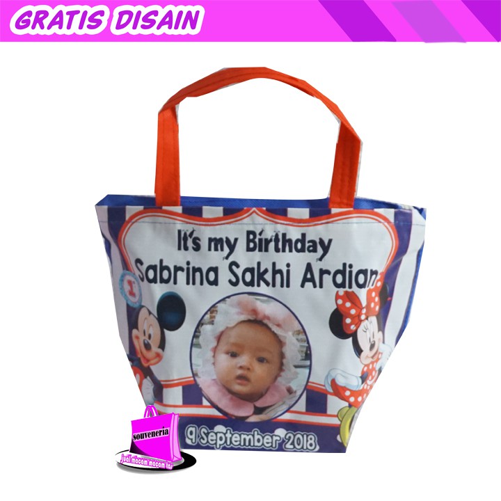 Tas Ulang tahun Custom | Souvenir Ulang Tahun