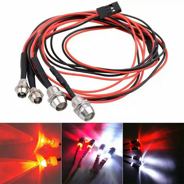 Lampu led sparepart mobil remote rock crawler hero car spare part RC