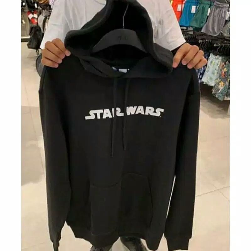 hoodie star wars hitam ori