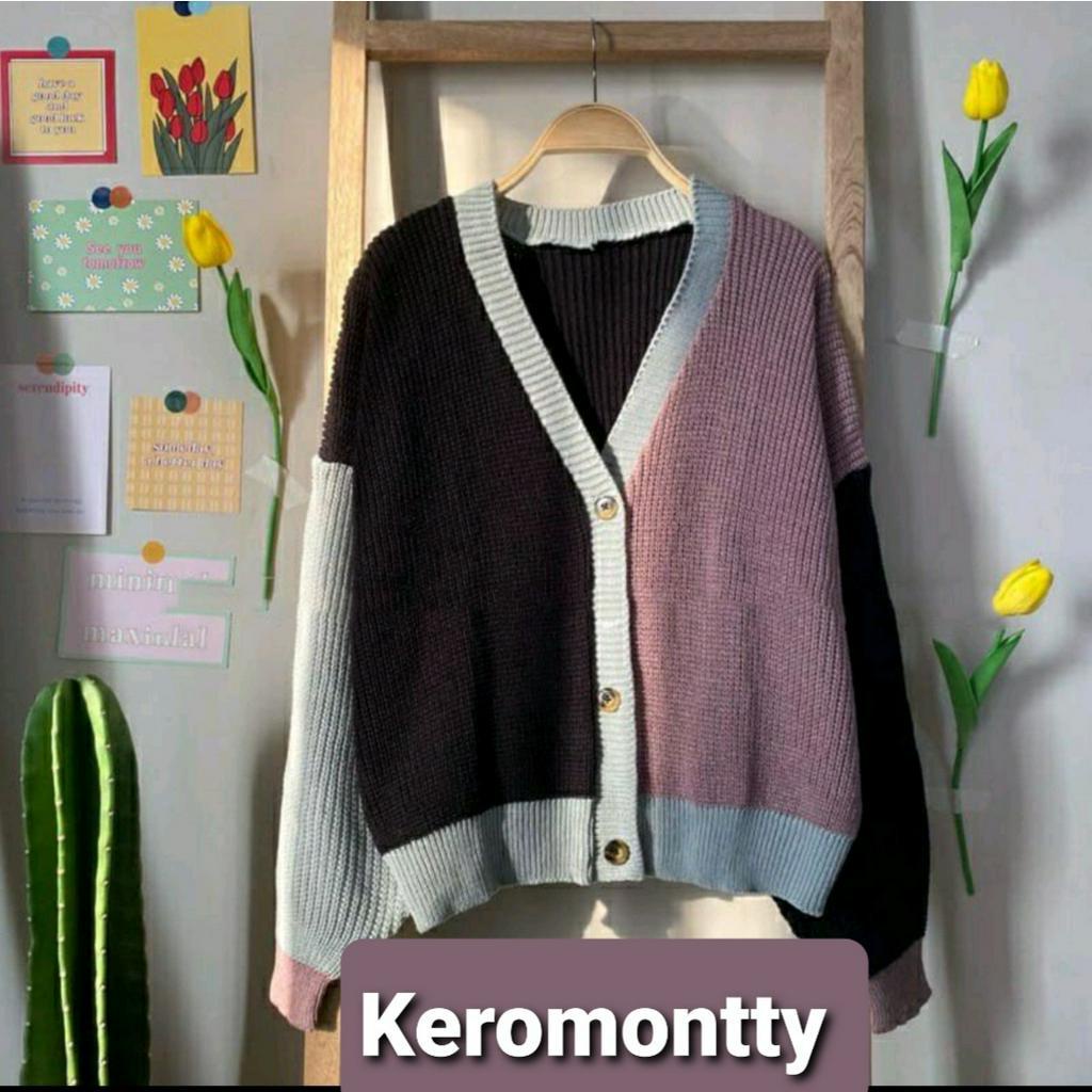 JAKET RAJUT SWEATER CARDIGAN 2 WARNA / TWO COLOURS