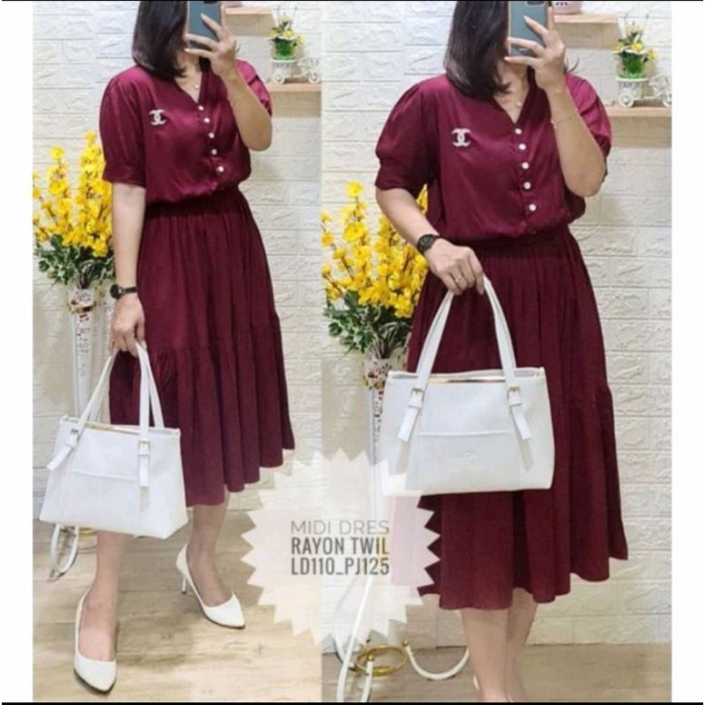 MAUDY DRESS - DASTER RAYON BUSUI