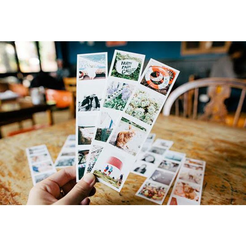 Cetak foto STRIP PROSES CEPAT foto strip foto polaroid
