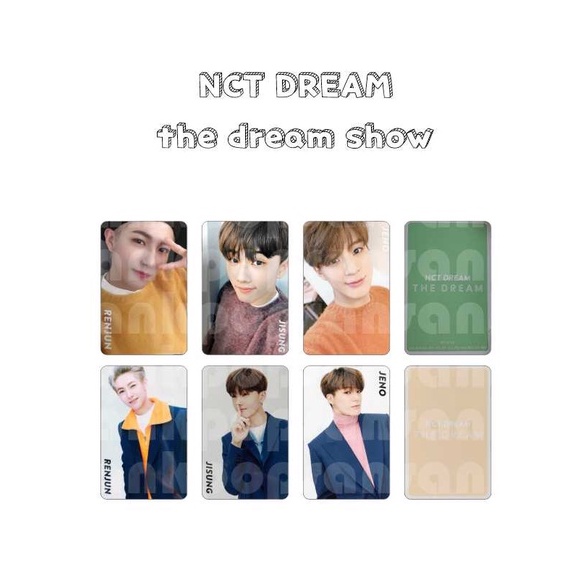 Photocard nct DREAM DREAMIS THE DREAM SHOW UNOFF