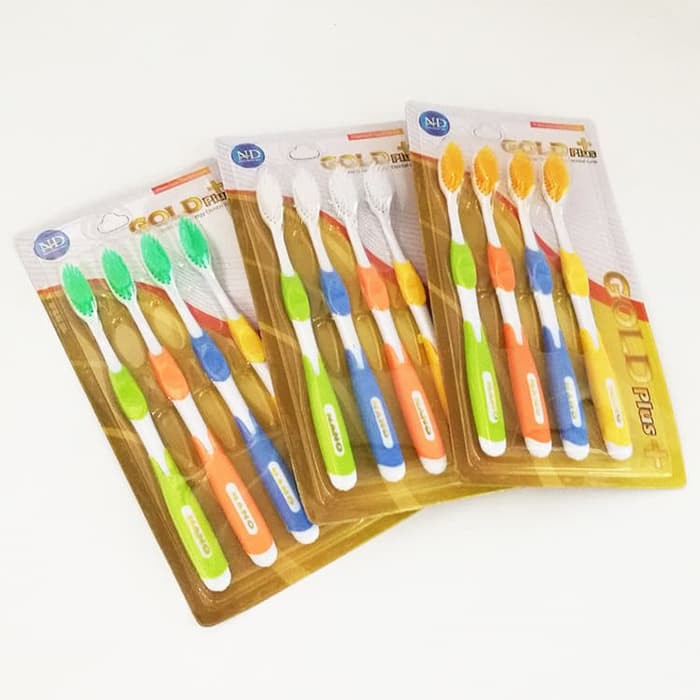 Sikat Gigi Dewasa 4in1 Toothbrush BPA-FREE Eco Friendly LW01