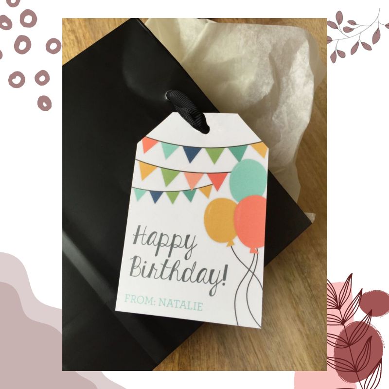 Birthday Hangtag | Hangtag untuk ulang tahun