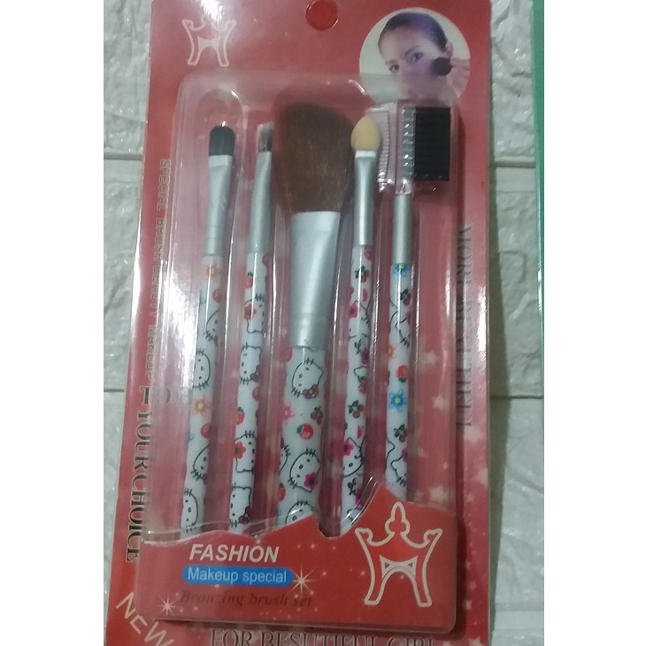 Kuas makeup murah 1 set isi 5pcs