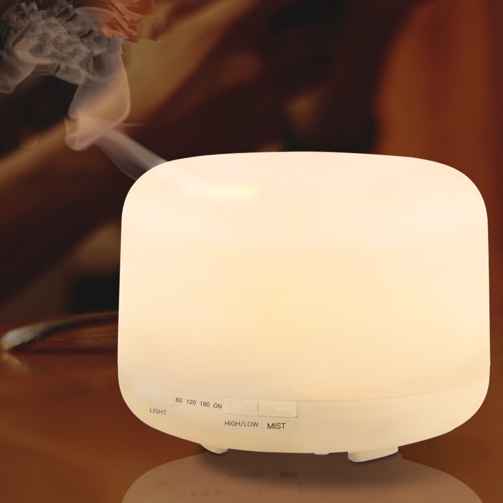 PELEMBAB RUANGAN AIR HUMIDIFIER ULTRASONIC HUMI H24 DIFFUSER AROMATHERAPHY 7 LED COLOR WITH REMOTE CONTROL 300ML