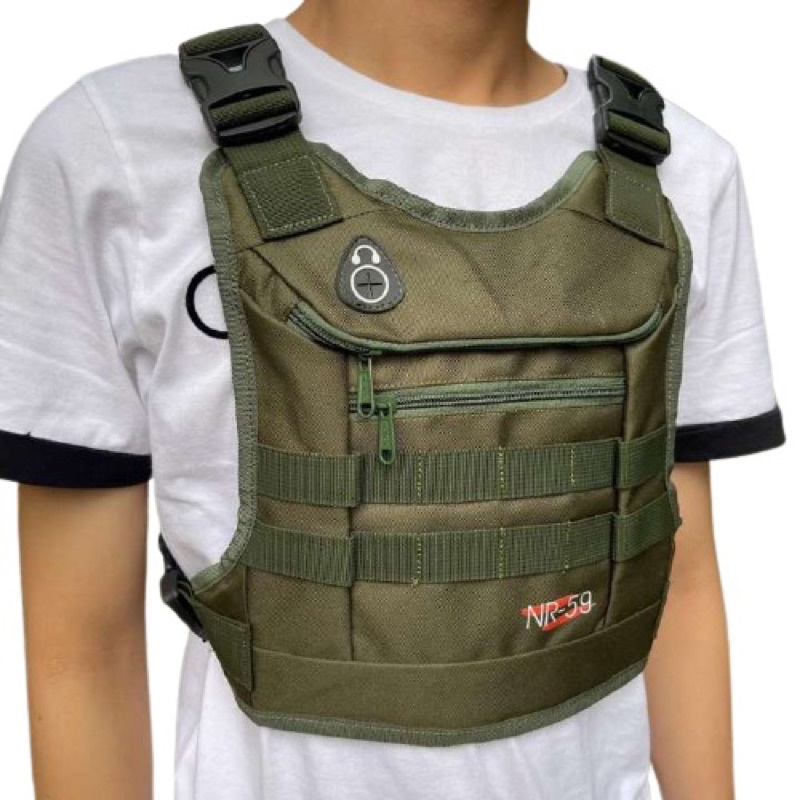 CHEST RIG BAG ORIGINAL NR-59 / TAS DADA PRIA ORIGINAL NR-59 V09 GREEN