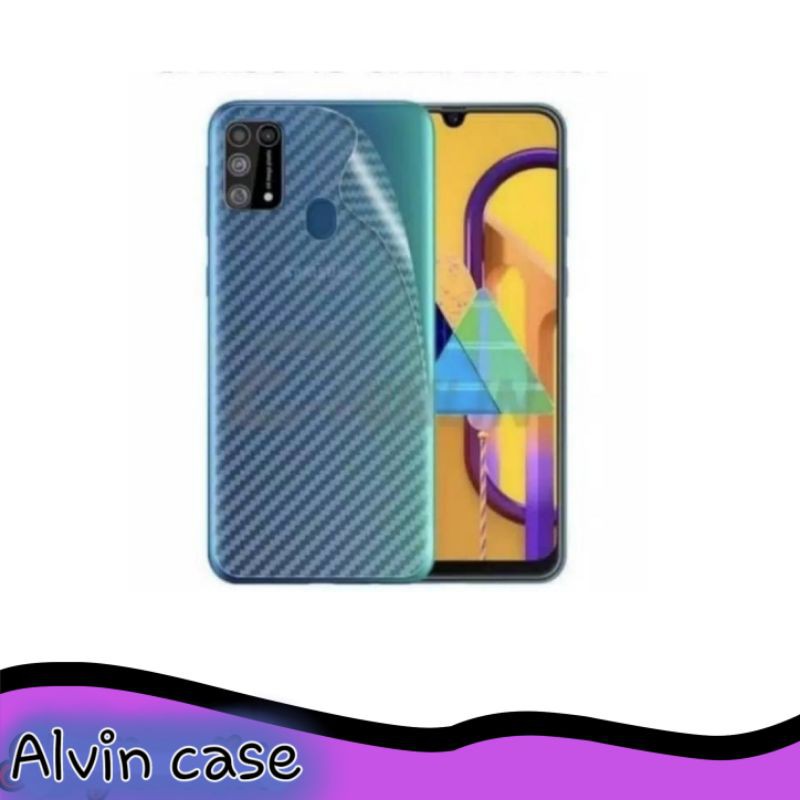 GarSkin Carbon Sticker SAMSUNG M51 Back Screen Protector Transparant Skin