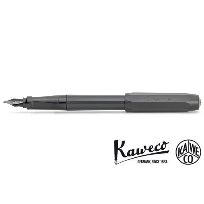 

KAWECO Perkeo Fountain Pen C# Calligraphy Kakuno Metropolitan Petit - All Black, Fine promo