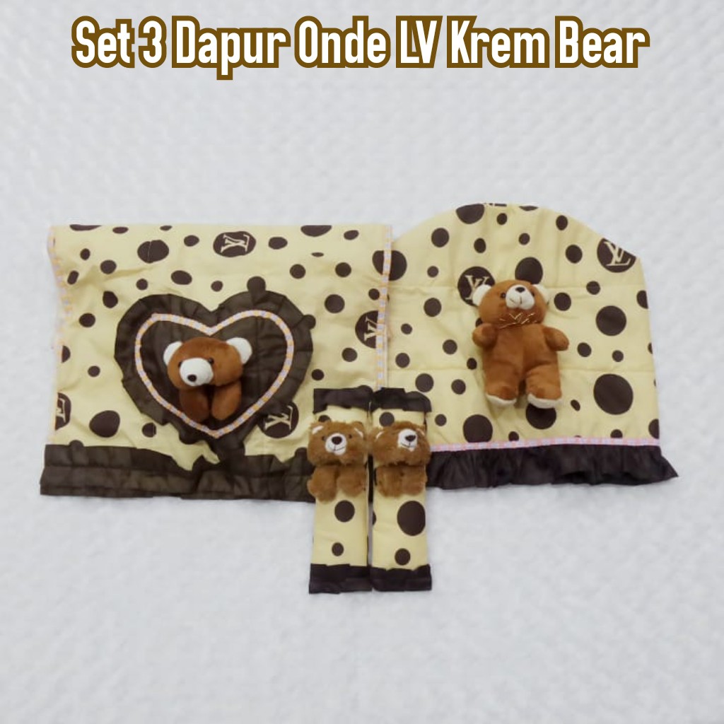 Set 3 Dapur Onde LV Krem Bear