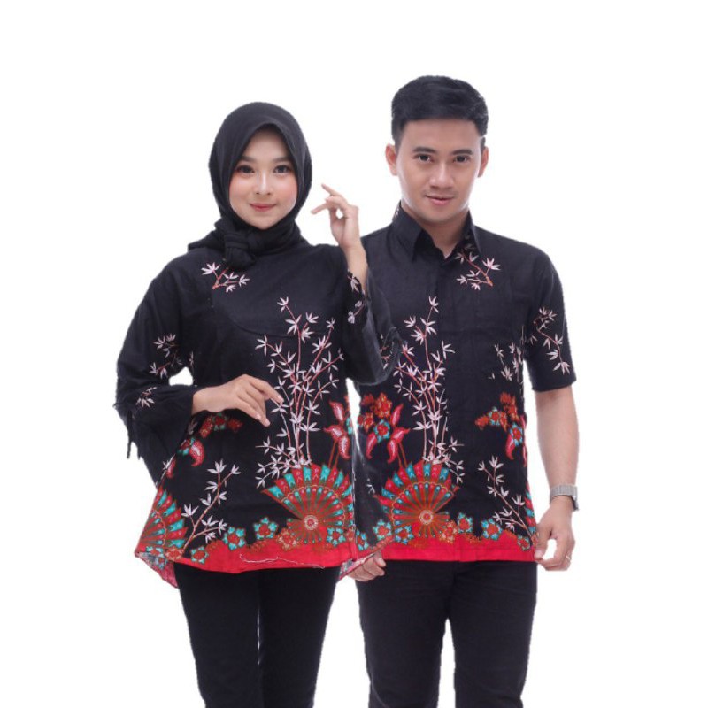 Maura Couple - Sania Ruffle Batik Couple