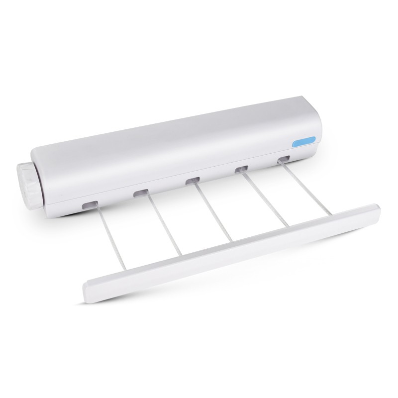 Jemuran Baju Praktis Indoor Retractable Clothesline 5 Tali TOPINCN  - ZB17 - White